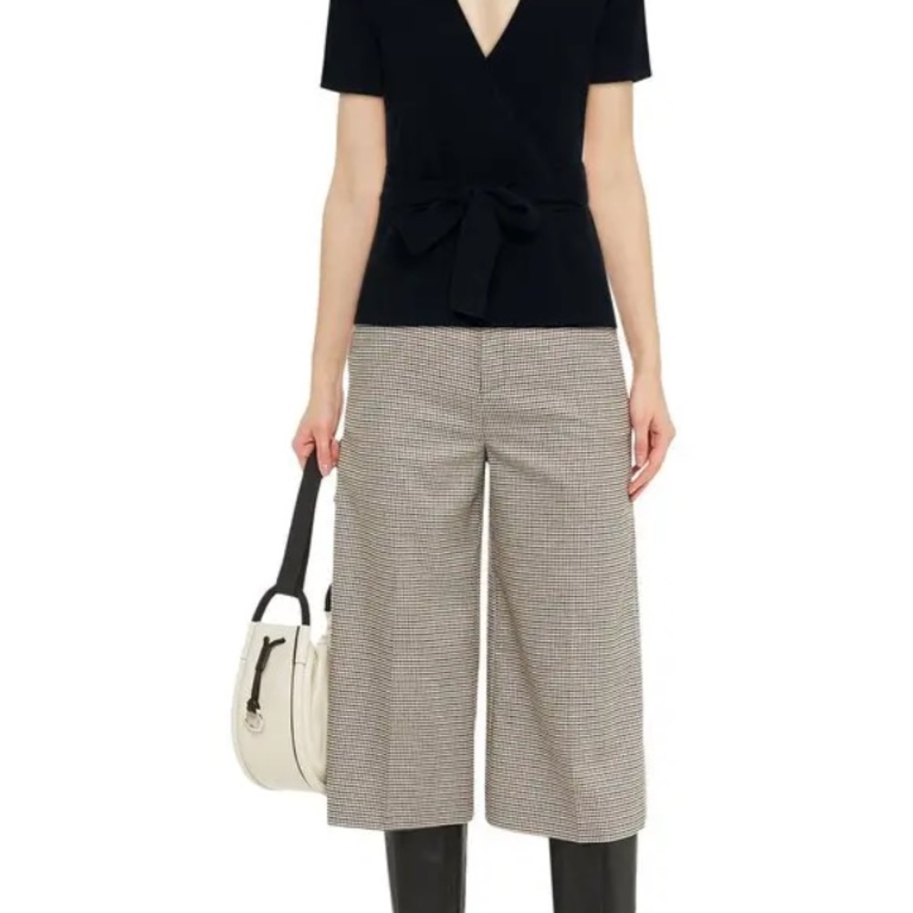 DVF Mirella Stretch - Milano Knot Wrap Top Size XXS - Picture 5 of 8